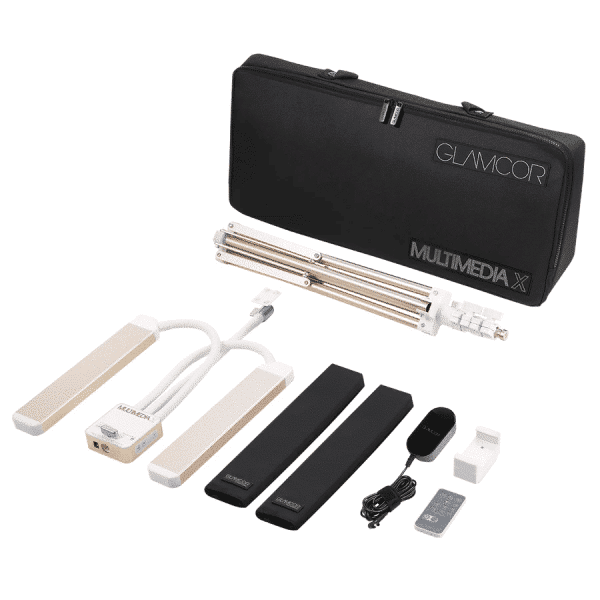 GLAMCOR Multimedia X PRO Kit - White & Gold